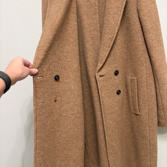J. Crew Daphne Topcoat in Italian Boiled Wool - Heather Camel, 14 Tall - Picture 7 of 8
